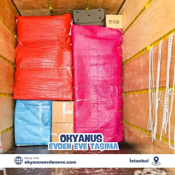 Okyanus Nakliyat ile özenle ambalajlanmış eşyalar