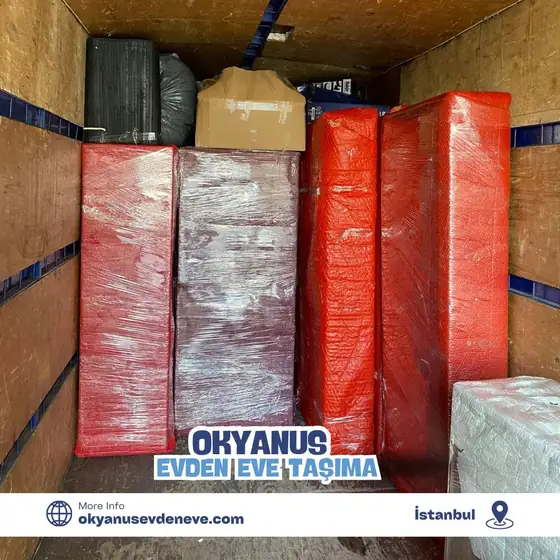 Okyanus Nakliyat ile özenle ambalajlanmış eşyalar