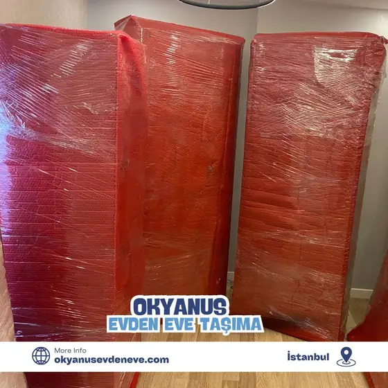 Okyanus Nakliyat ile özenle ambalajlanmış eşyalar