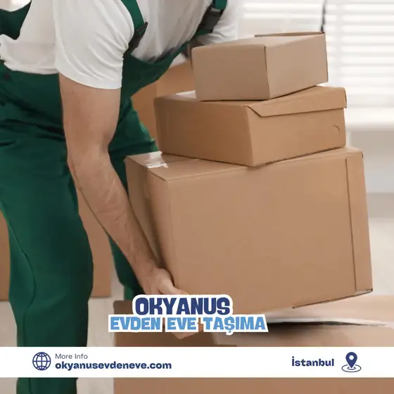 Okyanus Nakliyat ekibi taşıma sırasında