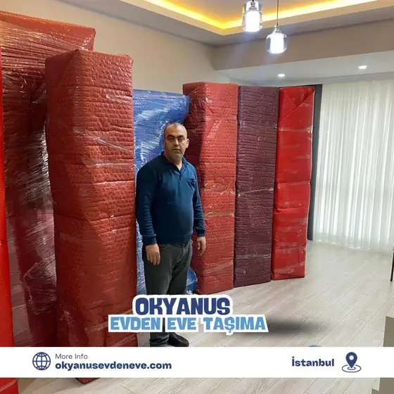 Okyanus Nakliyat ile özenle ambalajlanmış eşyalar