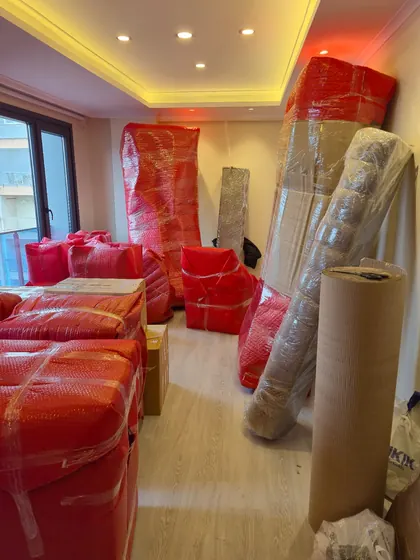 Okyanus Nakliyat ile özenle ambalajlanmış eşyalar